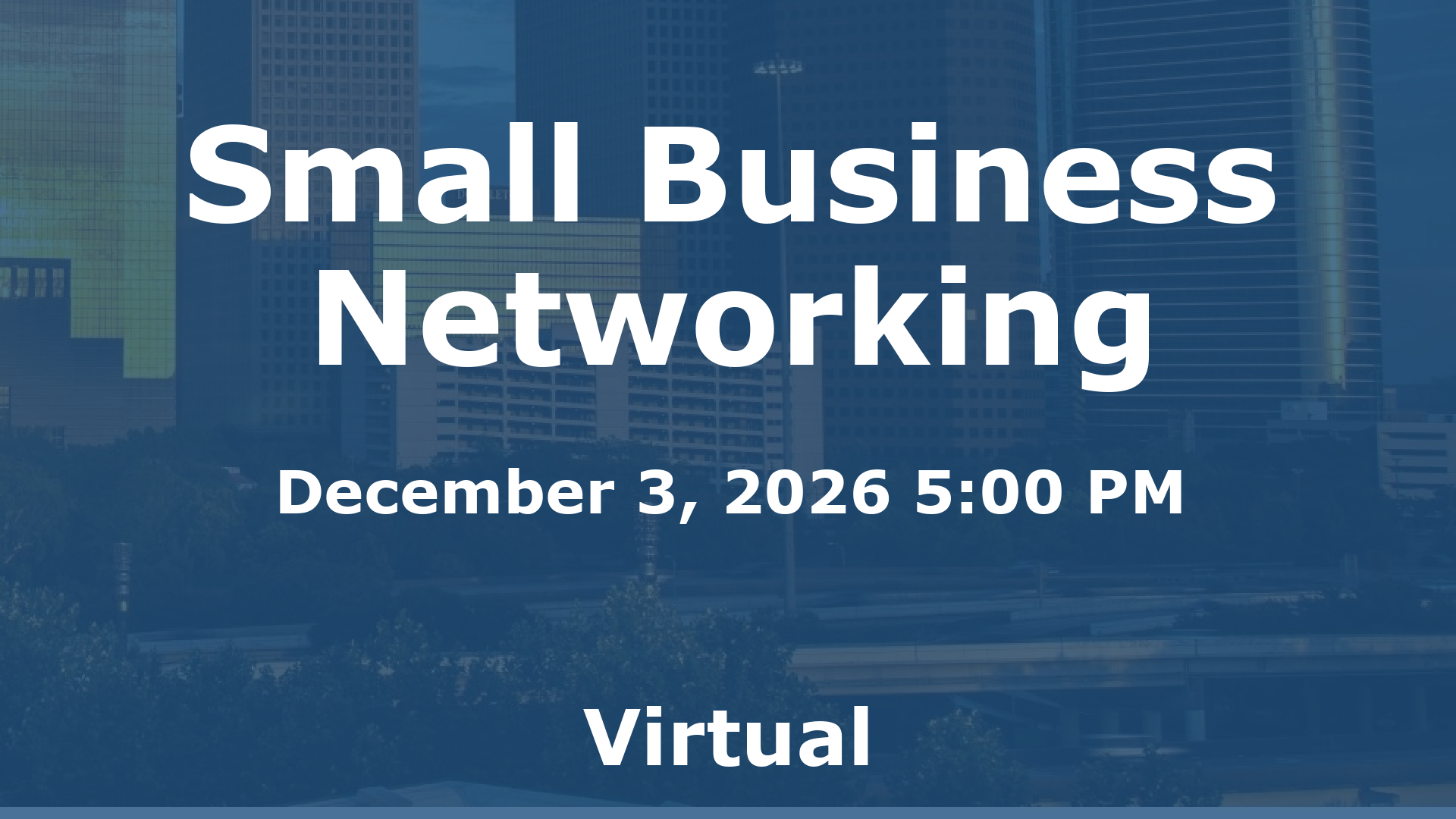 Small Business Networking event image